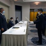 令和3年度  札幌市優秀測量業務表彰状贈呈式