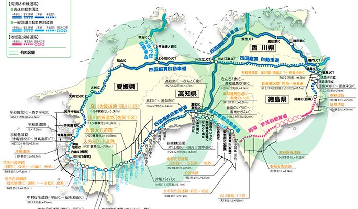 mA37【地図】四国 昭和5年（高知営林局森林軌道 阿波電軌 阿南鉄道 